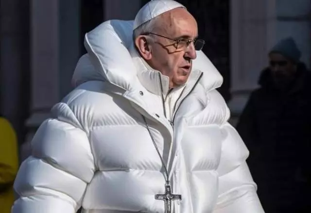 Imagem de papa francisco com roupa inusitada é falsa | Twitter/Reprodução