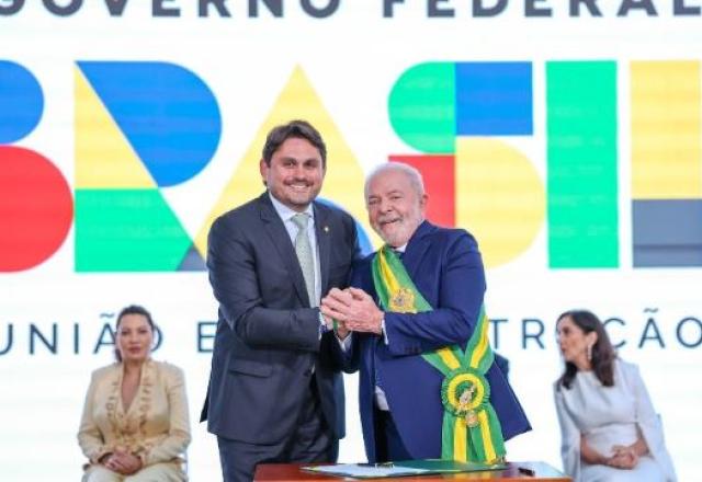 Lula e Juscelino Filho (União Brasil) na posse em 1º de janeiro, no Planalto | Foto: Ricardo Stuckert

