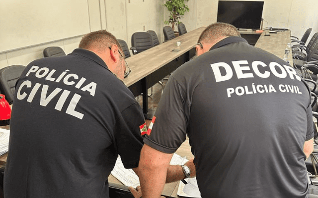 Foto: Polícia Civil de Santa Catarina (PCSC) / Divulgação 