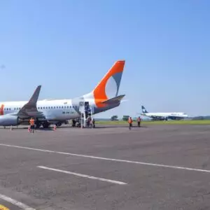 O Aeroporto Serafim Enoss Bertaso contará com oito operações diárias (Foto: divulgação).