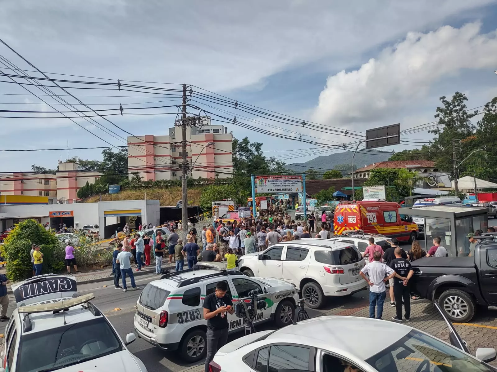 Foto: divulgação/Corpo de Bombeiros Militar de Santa Catarina