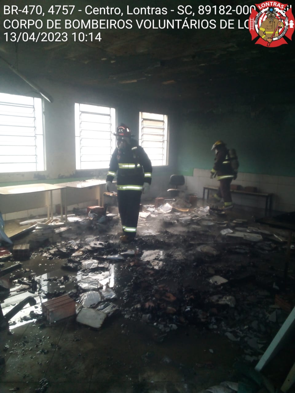 Foto: Corpo de Bombeiros Voluntário | Divulgação