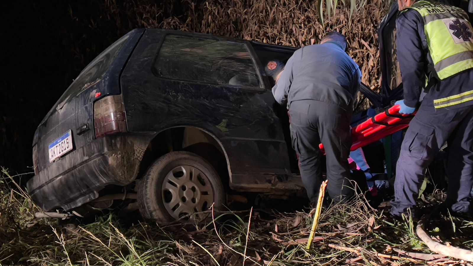 Acidente na SC-110 em Urubici deixa mulher ferida