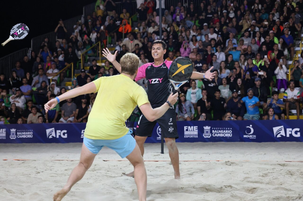 Dupla de brasileiros vencem Mundial de Beach Tennis em BC