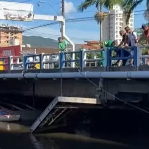 Ponte do Rio Perequê. Foto: Prefeitura de Porto Belo | Divulgação