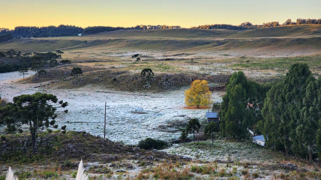 Serra Catarinense tem nono dia consecutivo de temperaturas negativas