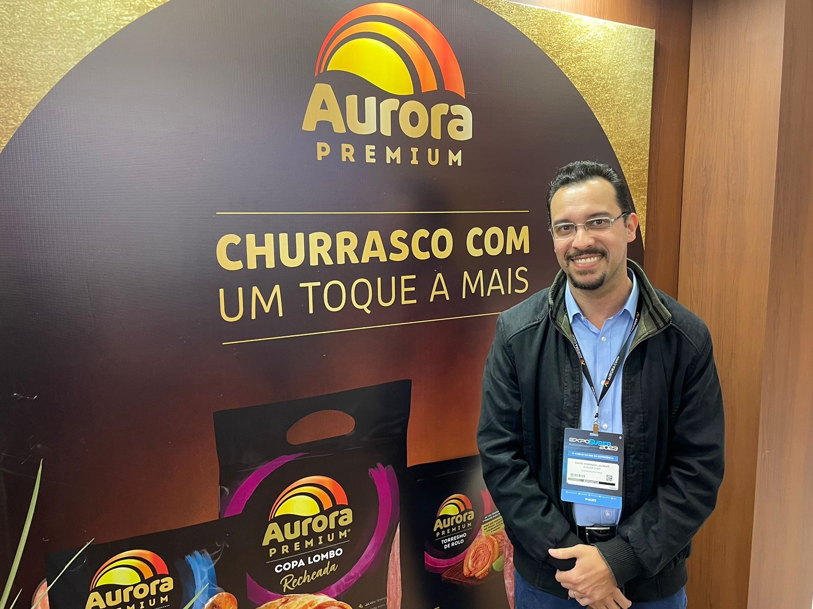 Andre Laurent, coordenador de trade marketing da Aurora. Foto: SCC SBT