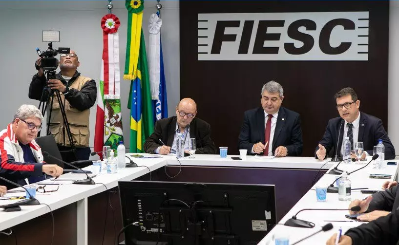 Reunião entre Fiesc e DNIT | Foto: Divulgação 