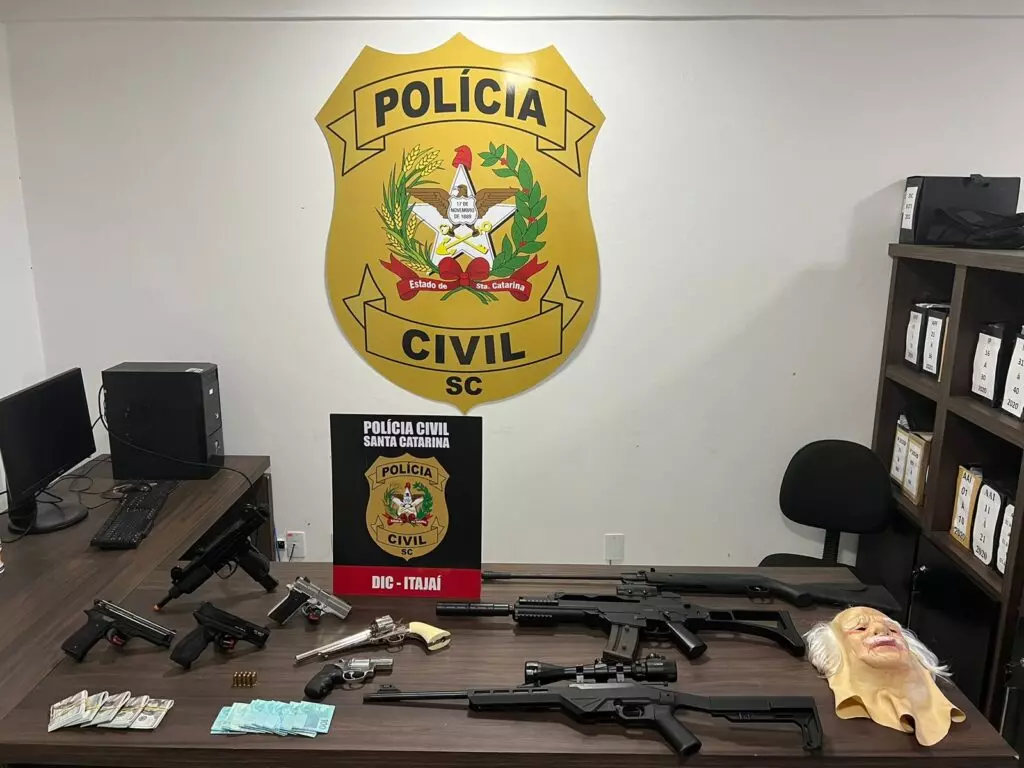 Foto: Polícia Civil de Santa Catarina. 