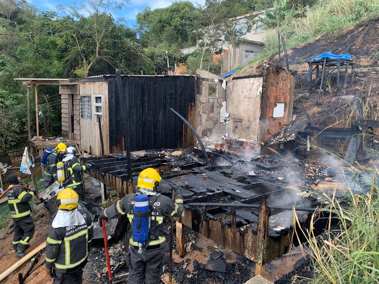 Foto: Corpo de Bombeiros Militar de Santa Catarina (CBMSC)