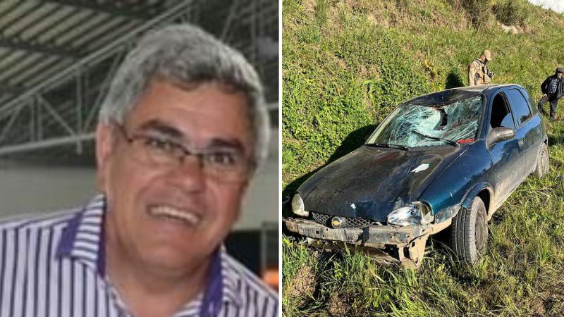 Felix Antonio morreu aos 64 anos vítima de atropelamento | Foto 01: Reprodução/Redes Sociais | Foto 02: Alessandra Simionato/Rádio Clube