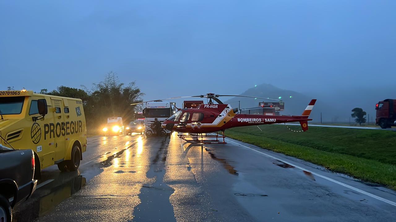 Foto: Corpo de Bombeiros Militar de Santa Catarina (CBMSC) / Divulgação 