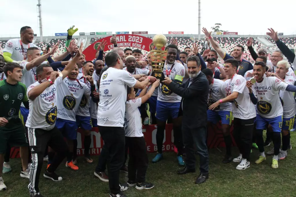 Nação foi o campeão da Série B do Catarinense. Foto: Fernando Ribeiro/FCF