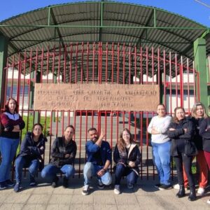 Cerca de 28 professores aderiram à paralisação na Escola de São Judas Tadeu | Foto: Arquivo pessoal/Cedido ao Portal SCC10