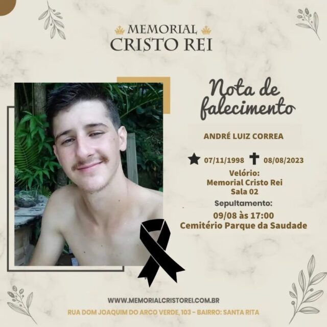 Identificado Jovem Que Morreu Após Levar Choque Elétrico Em Urubici 7419