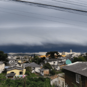 Céu em Lages, na Serra Catarinense | Foto: Reprodução/Redes Sociais