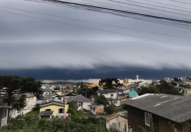 Céu em Lages, na Serra Catarinense | Foto: Reprodução/Redes Sociais