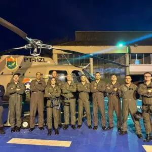 5ª Base do Batalhão de Aviação da Polícia Militar (BAPM), localizada em Lages | Foto: Reprodução/Redes Sociais