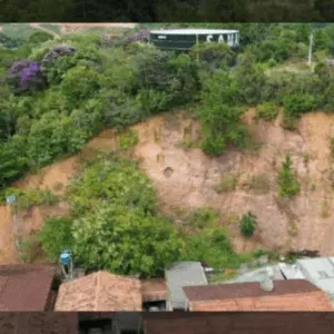 Reservatório do Samae de Brusque. Foto: Polícia Militar Ambiental de SC/Divulgação