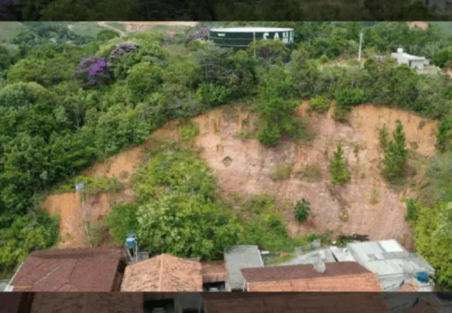 Reservatório do Samae de Brusque. Foto: Polícia Militar Ambiental de SC/Divulgação