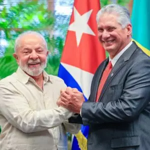 Presidente Lula com o Presidente da República de Cuba, Miguel Díaz-Canel Bermúdez - Palácio da Revolução | Crédito: Ricardo Stuckert/PR.