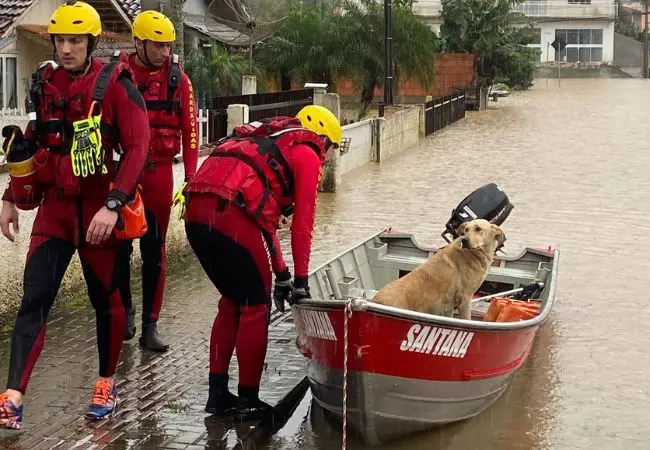 Foto: Corpo de Bombeiros de SC.