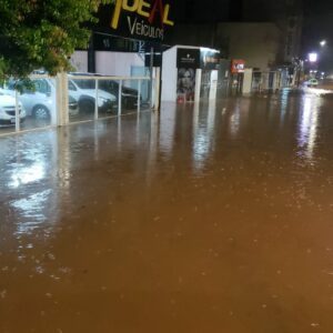 Municípios do Oeste, como Xanxerê, passaram por alagamentos ao longo desta semana | Foto: Jeferson Luiz Lemos/cedido