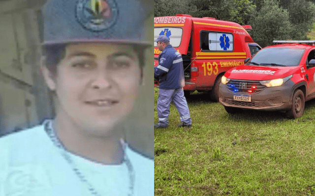 Foto 1: Redes Sociais / Foto 2: Corpo de Bombeiros Militar de Santa Catarina (CBMSC) 