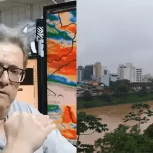 Foto 1: Rede social | Foto 2:  Prefeitura de Blumenau/Divulgação