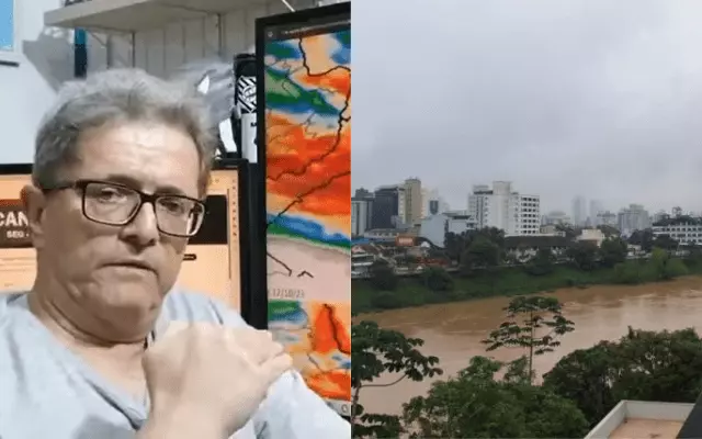 Foto 1: Rede social | Foto 2:  Prefeitura de Blumenau/Divulgação