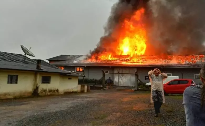 Foto: Corpo de Bombeiros Militar de Santa Catarina (CBMSC) / Reprodução 