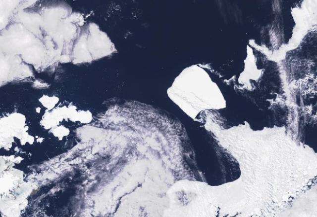 Foto: União Europeia/Copernicus Sentinel-3/Twitter