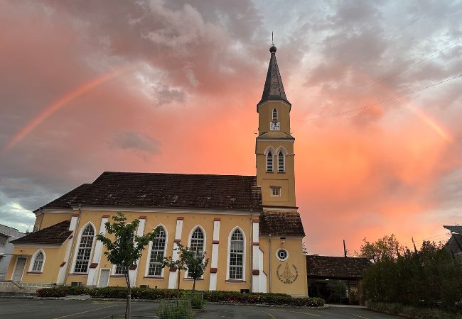 Igreja Luterana Centro Pomerode – Foto: Evandro de Assis