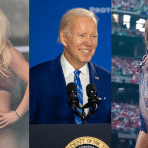 Britney Spears, Joe Biden e Taylor Swift. Foto: Reprodução/Redes Sociais 