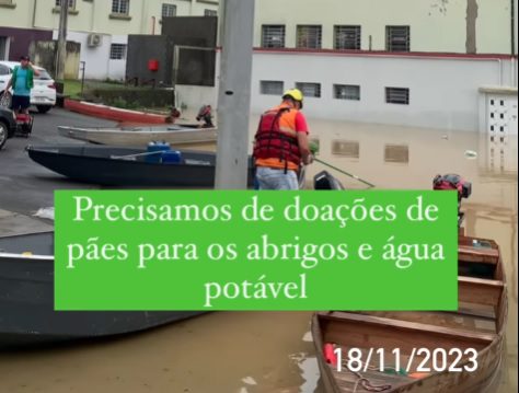 Prefeitura de Rio do Oeste pediu socorro | Foto: Reprodução/Redes Sociais