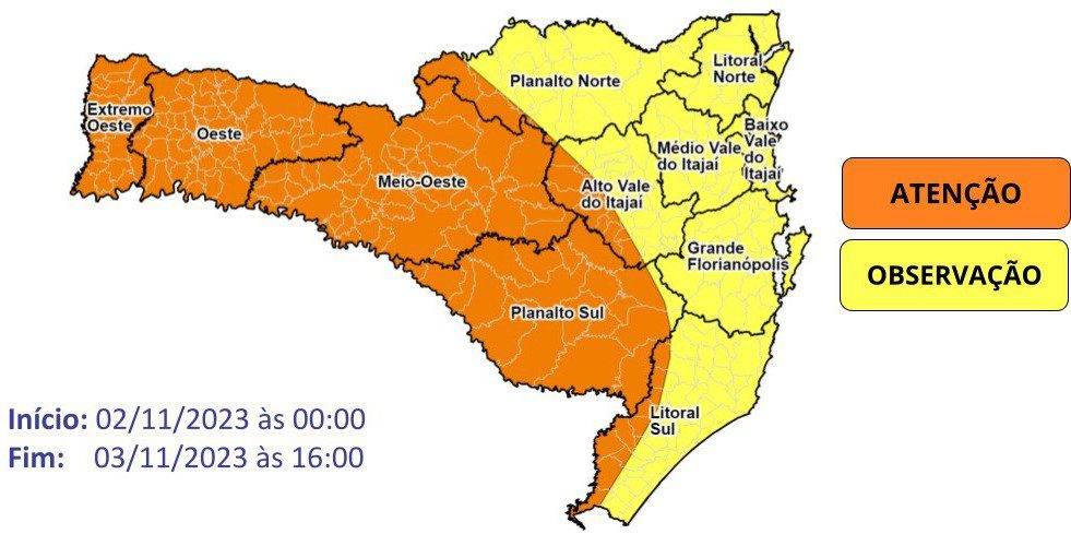 Ciclone E Frente Fria Causam Temporais Em Sc Com Chuva Intensa De Até 110 Mm Veja Regiões 4432