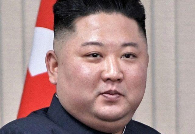 Kim Jong-un, líder da Coreia do Norte. Foto: Reprodução, via SBT News