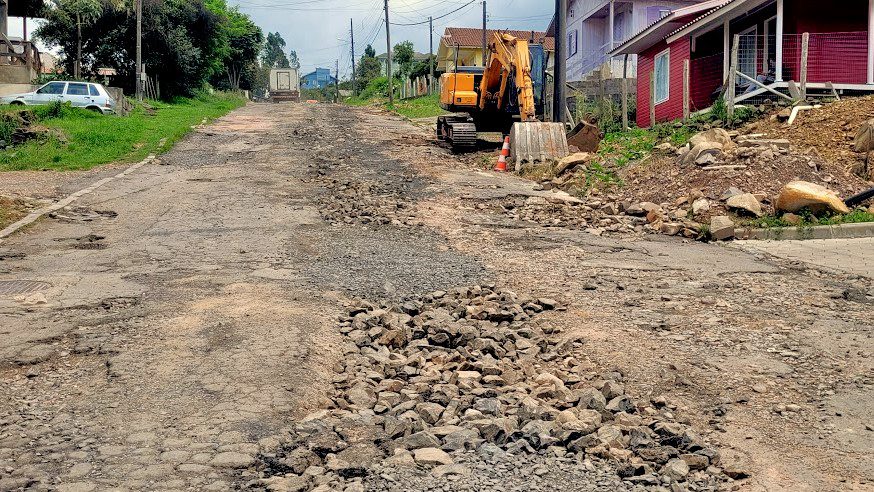 Rua Marcos Fontanella, em São Joaquim | Foto: Prefeitura de São Joaquim/Divulgação