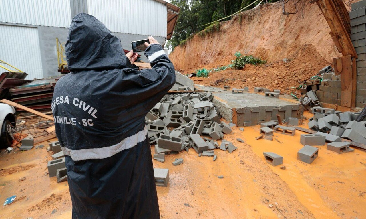 Foto: Defesa Civil de Santa Catarina (DCSC) / Reprodução 