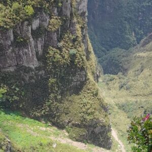 O idoso caiu de 160 metros de altura na trilha do Cânion do Funil | Foto: PMSC