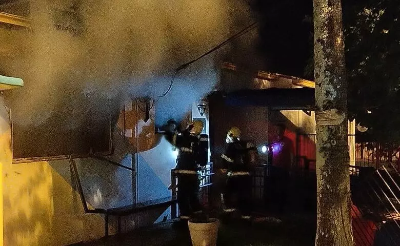 Foto: Corpo de Bombeiros Militar de Santa Catarina (CBMSC) / Reprodução 