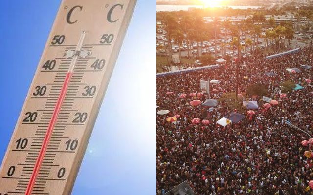 Final de semana de Carnaval deve ser de calor de até 38ºC, sol e pancadas de chuva em SC