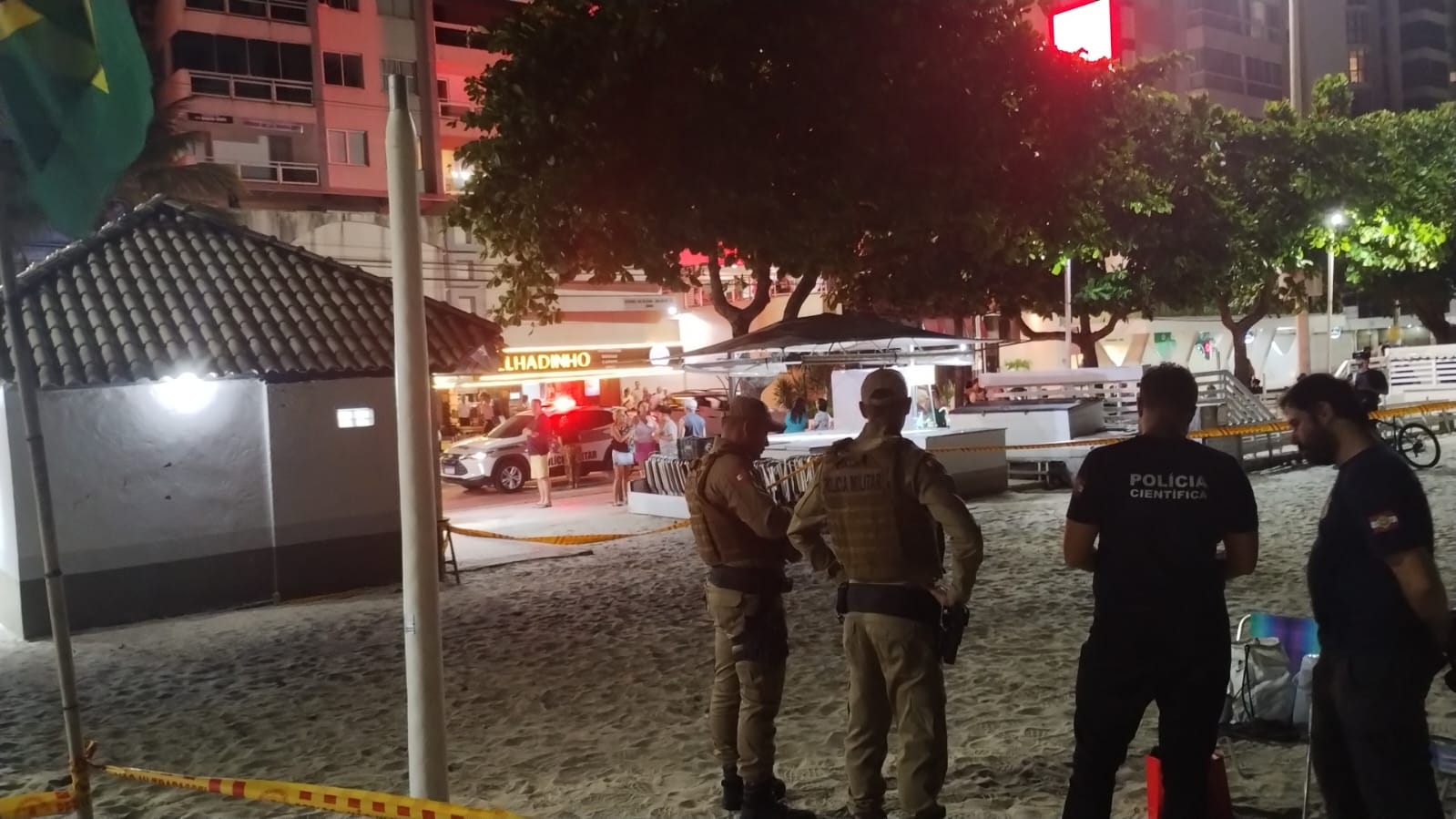 Avenida Atlântica, em Balneário Camboriú. Foto: PMSC, Divulgação 