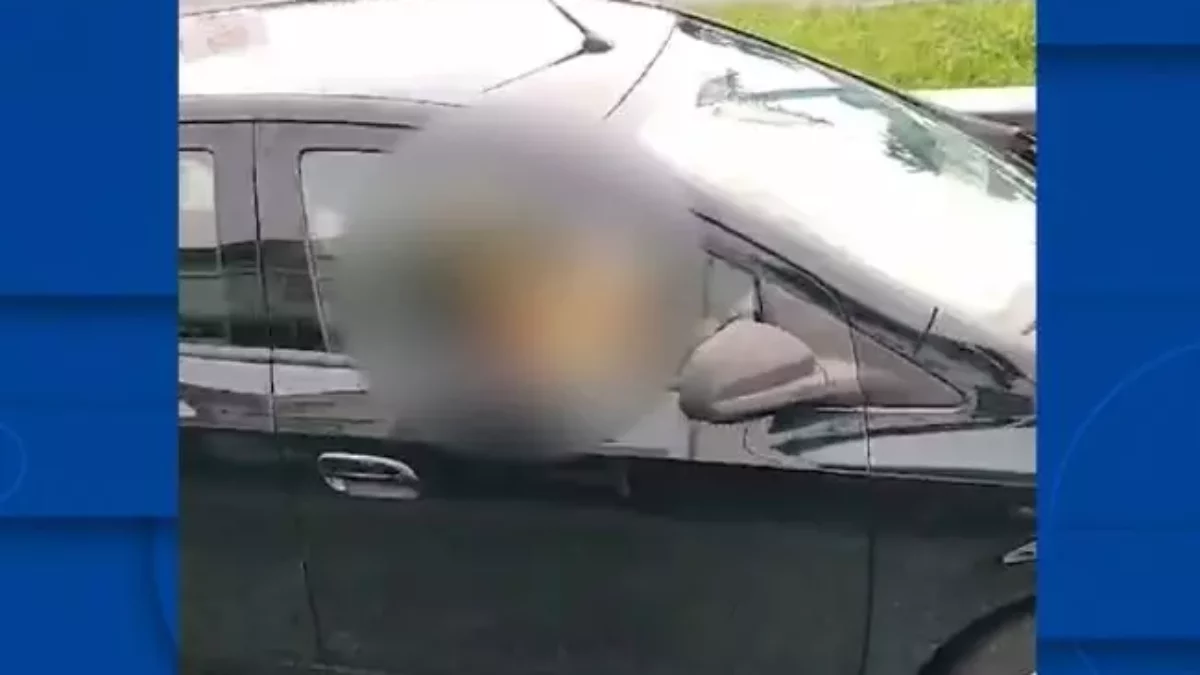 Casal é flagrado fazendo sexo dentro de carro na Capital