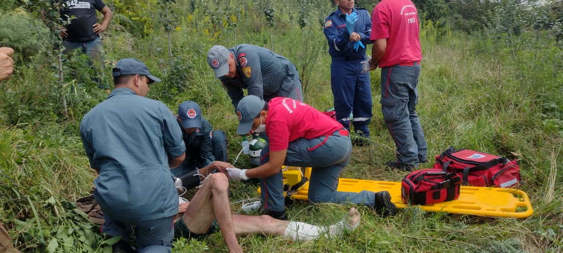 Desaparecido há dois dias, homem é encontrado ferido em plantação de maçã na Serra