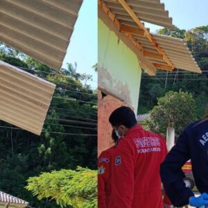 Foto: Bombeiros Voluntários de Ilhota/Divulgação.