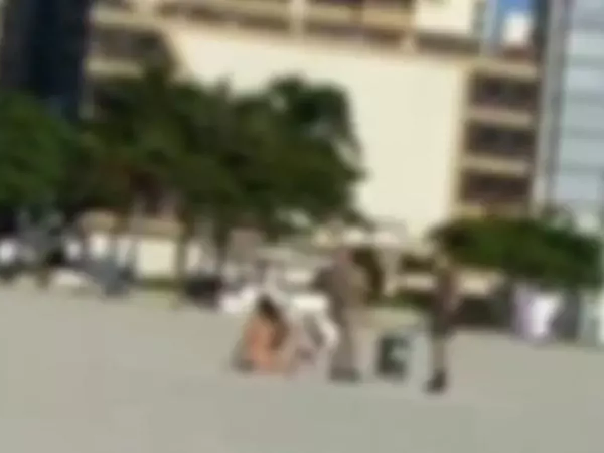 Mulher é flagrada pegando sol nua em praia de Balneário Camboriú