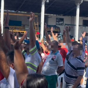 Trabalhadores da Comcap entram em greve por tempo indeterminado na Capital | Foto: SINTRASEM 