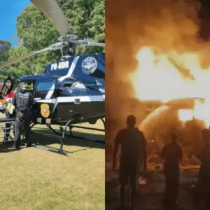 Foto: Divulgação/SAER/Corpo de Bombeiros Militar