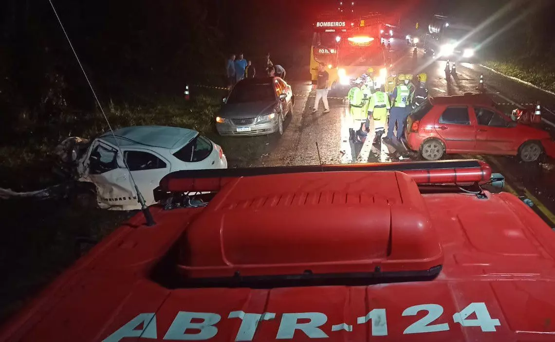 Foto: Corpo de Bombeiros Militar de Santa Catarina (CBMSC) / Reprodução 